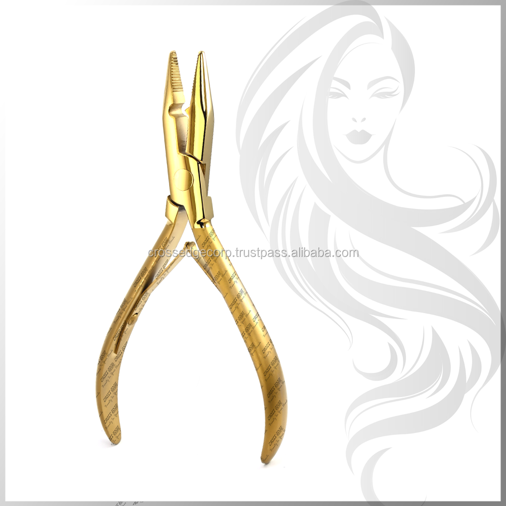 ขากรรไกรสีทองเปล่งประกายพร้อมตัวเครื่องด้าน