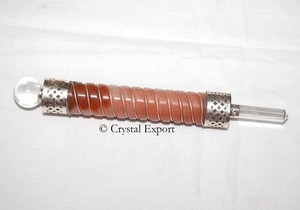 Varitas en espiral de Aventurina de melocotón, el mejor valor, en venta - Product Image 2