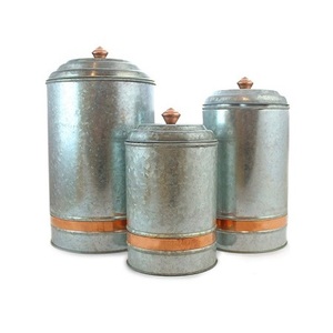 Simple Metal Design Storage Jar Plated Finishing <b>Cookies</b> Pots and Container for Home Decor Restaurant and Hotel Design - Product Image 1