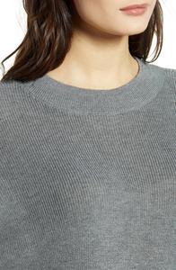 Wholesale <b>Lightweight</b> Long Sleeve Crewneck Pullover Sweater Tops for Women Casual Fall Winter Knitted <b>Cardigan</b> - Product Image 4