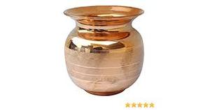 ออกแบบ Lota ทองแดงแบบดั้งเดิมสำหรับพูจาและตู้กดน้ำสำหรับบ้านและวัด - Product Image 3