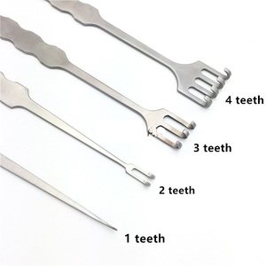 Retractor de Piel Freer con Gancho de Acero Inoxidable, Instrumento Quirúrgico Veterinario Manual - Product Image 1