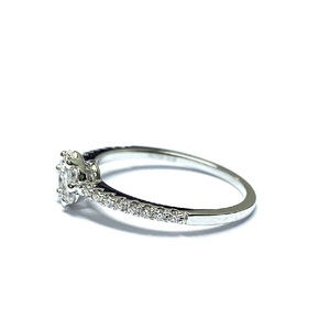 Hot Selling Classic Wedding Party Anniversary Design 18k Solid White Gold High Quality Brilliant Cut Diamond Cluster Small - Product Image 2
