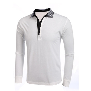 Polo para uso corporativo y de oficina Polo de marca con etiqueta de cuello personalizada Polo de tacto suave para uso cómodo - Product Image 4