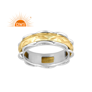 Handmade Design Fine Sterling <b>Silver</b> Unisex <b>Spinner</b> Band <b>Ring</b> <b>Silver</b> Jewelry For Women Gift For Her - Product Image 3