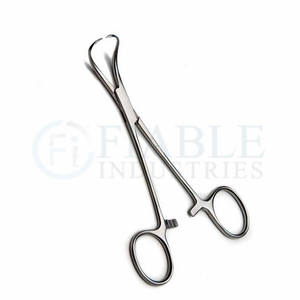 Pinzas de toalla Backhaus Abrazadera quirúrgica de acero inoxidable Equipo médico - Product Image 1