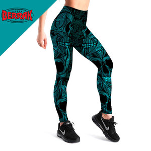 Mallas de Fitness para mujer, Leggings elásticos con estampado Digital, pantalones bombachos para mujer - Product Image 1