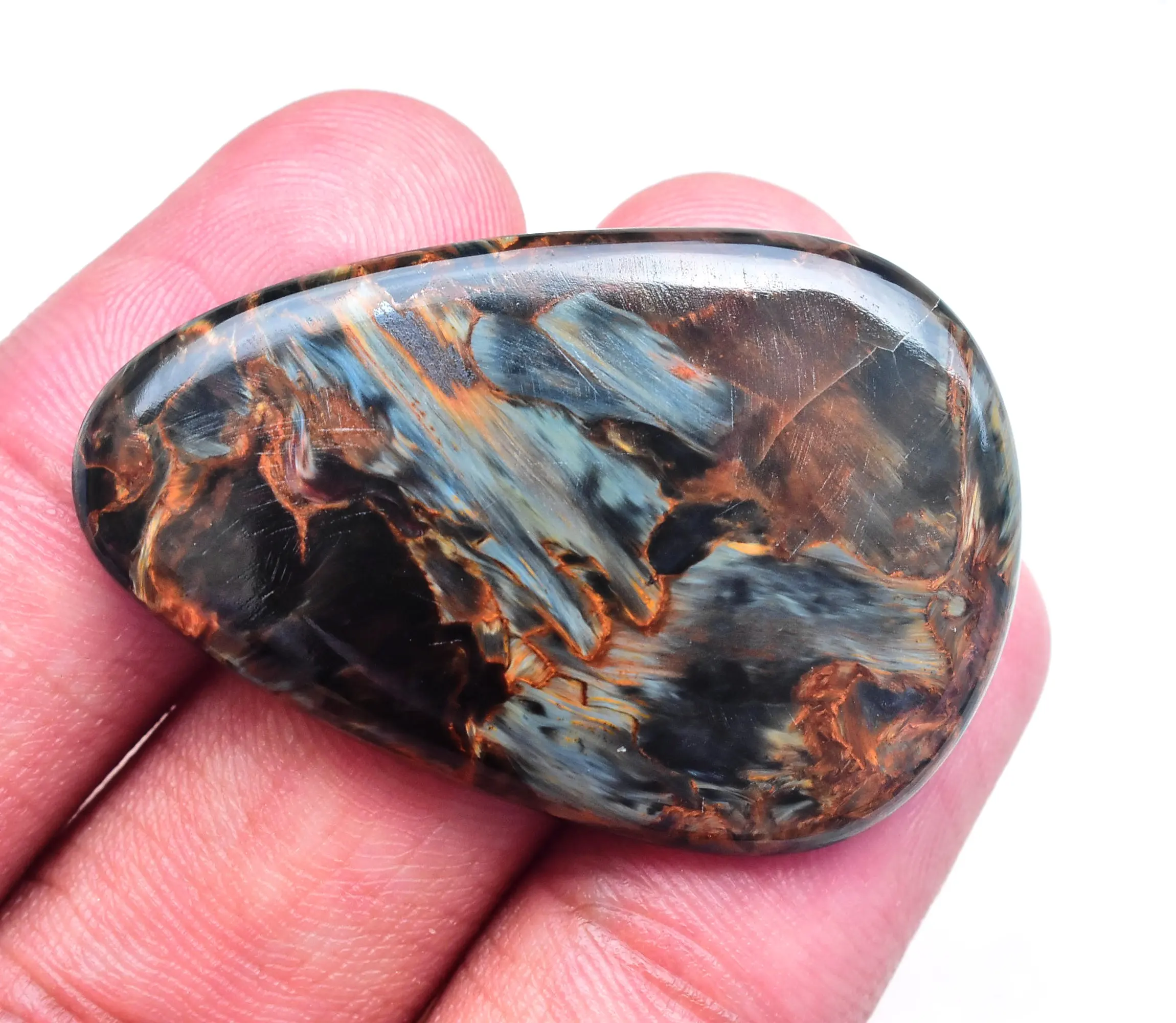 Grosir Batu Permata Pembuat Perhiasan Pietersite Semi Berharga Batu Permata Longgar Batu Permata Cabochon Cincin Batu Permata Antik Alami