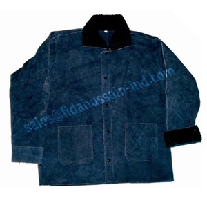 Chaqueta de Soldadura Duradera de Alta Calidad con Cuero Vacuno de Primera Calidad, Chaqueta de Seguridad para Soldador, Tallas y Colores Personalizables - Product Image 1
