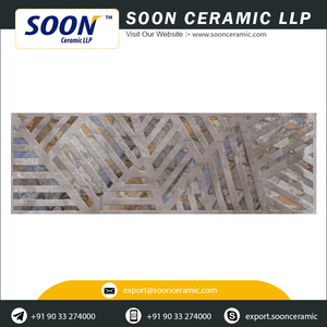 High Quality 300x900mm Porcelain Wall Tiles Rustic Design Flowers Plants Texture Outdoor Hotel Use 12mm Thickness Bulk Supply - Product Image 6