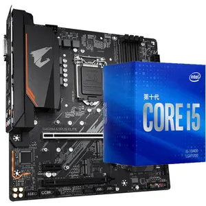 Gigabit B460M AORUS ELITE Motherboard Gaming, dengan Prosesor Intel 10-core CPU I5 10400 10400F 10500 I7 10700