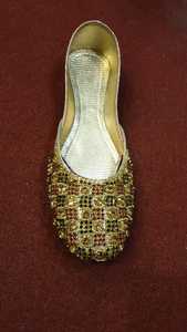 Best Designs Fancy Khussa <b>Shoes</b> for Women High Quality Flat Leather Lined Khussa for Girls Lightweight Pakistani Khussa <b>Shoes</b> - Product Image 2