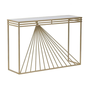 Mesa de consola de Metal y mármol, 2 niveles, 4 Patas, alta calidad, fabricante - Product Image 2