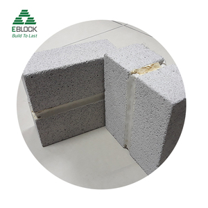 Eblock Vietnam's Industrial Style White Lightweight <b>Aggregate</b> Concrete Solid Wall Panel Building Blocks - Product Image 1
