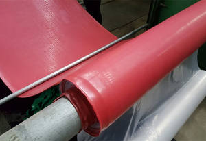 لوح غشائي مطاطي طبيعي من صمغ نقي بلون أحمر مصلد - Product Image 4