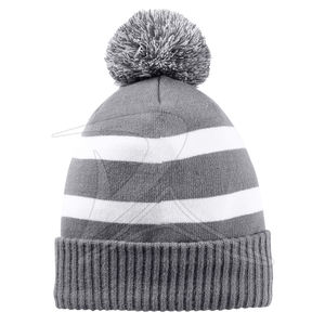 Gorro de lana 100% cálido de invierno personalizado para adultos artículo promocional de estilo de punto liso de moda - Product Image 4