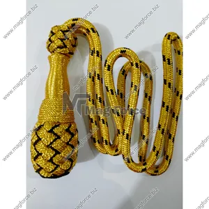 Office Swords Knots In White & Red Color Bullion Thread Wire Fabric Grade Swords Knots Made in Pakistan - Product Image 1