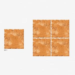 Azulejos cerámicos de estacionamiento de superficie rugosa con diseño en relieve de color naranja 400x400mm - Product Image 1