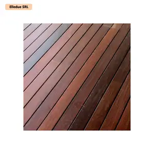 Vendita di fabbrica impermeabile ad incastro in legno composito per esterni Decking IPE pavimenti in legno per Decking