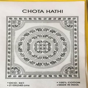 Funda de algodón con estampado de Jaipur, para cama - Product Image 2