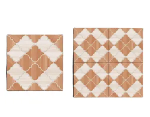 Telhas de cerâmica mosaico resistente de 400x400mm, porcelana à prova d'água 40x40 piso, estacionamento feitas na china, índia, preço de fonte de fábrica