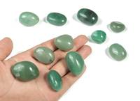Pierre roulée d'agate verte faite à la main de haute qualité, sculptée en forme de cœur, cristal de guérison, pierre précieuse Feng Shui, vente en gros, produit phare