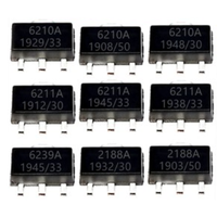 Circuito Integrado FYX Stock ME2188 ME2188A33PG PFM, Convertidor CC-CC Sincrónico de Aumento de Voltaje, 3.3V, Chips IC