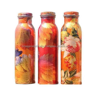 El artículo más nuevo, precio al por mayor, botellas de cobre puro impresas para agua potable y botella de oficina - Product Image 1