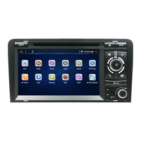Écran tactile 7 pouces Android 12 Caméra embarquée GPS avec image de recul sans fil Électronique automobile Lecteur DVD de voiture pour Audi A3 avec DVD