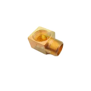 Brass 90 Degree street Elbow pipe fittings on hot sale by ISO standard Indian manufacturer company