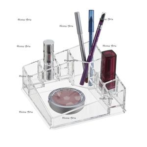 Organizador de escritorio de acrílico transparente de diseño clásico Organizador de escritorio de cosméticos de tamaño personalizado de la más alta calidad a granel - Product Image 6