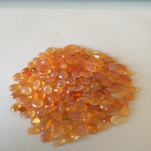 เกรด AAA โอปอลสีส้มธรรมชาติอัญมณีหลวมตัดวงรีที่สมบูรณ์แบบ408กะรัตกับใบรับรอง IGI สำหรับเครื่องประดับ DIY - Product Image 2