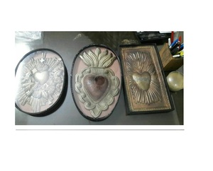 Église murale avec motif de cœur sacré en métal, livraison gratuite - Product Image 3