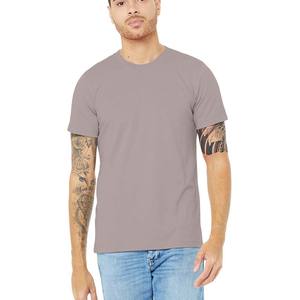Bella + Toile 3001CVC Unisexe Heather CVC T-Shirt Logo Personnalisé Impression Uni Blanc T-shirts pour Hommes - Product Image 2