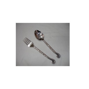 Stainless Steel Flatware <b>Sets</b> New Decorative Flatware Cutlery <b>Set</b> of 2 Premium Shiny Polish Indian Style Cutlery - Product Image 1