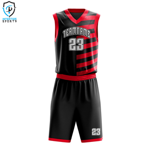 Vente en gros de tissu de haute qualité 100% Polyester, ensembles de maillots de basket-ball personnalisables pour hommes, uniformes de basket-ball pour hommes - Product Image 2