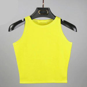 Instahot — Bustier court en coton multicolore pour femmes, haut sans manches, débardeur court, nouvelle collection 2021 - Product Image 4