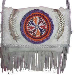 Exclusif Banjara Ethnic Vintage Pochette en cuir Sac à main perlé à la main pour femme avec motif d'enveloppe de bonbons Utilisation quotidienne - Product Image 2