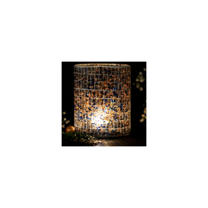 Puntos Lila mosaico titular de la vela - Product Image 1