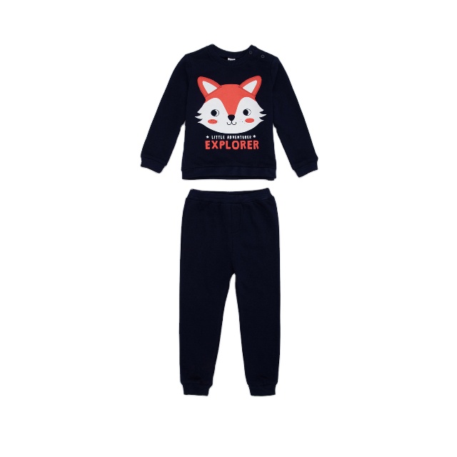 Дежурная одежда, оптовая продажа, хлопок 100%, комплект для маленьких мальчиков, темно-синий топ с принтом для маленьких мальчиков, высококачественный хлопок