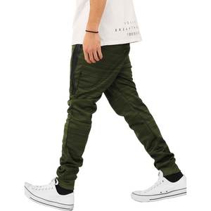 Online Sale <b>Mens</b> Modern Jogger Pants with Zipper Pockets Solid Slim Fit Casual Brushed Sweatpants - Product Image 2