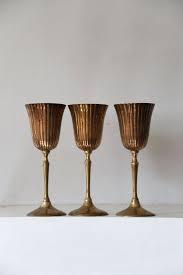 แก้วไวน์ทองเหลืองดีไซน์เนอร์ แกะสลักด้วยมือ ทรงกุณโฑ สไตล์วินเทจโบราณ แก้วดื่ม แก้วบาร์ ของตกแต่งงานแต่งงาน - Product Image 2