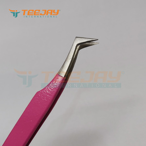 Newcome — pince à épiler de maquillage professionnelle en L, produit cosmétique pour les yeux, embout Ultra fin avec coupe de la Base, feuilles de make-up - Product Image 4