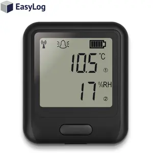 واي فاي اللاسلكية درجة الحرارة مسجل بيانات الرطوبة مسجل الاستشعار مع العرض