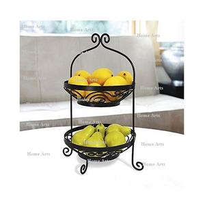 Panier de rangement pour fruits en fer à 3 niveaux de la plus haute qualité Panier de rangement pour fruits de taille et de forme personnalisées par Home Arts - Product Image 5