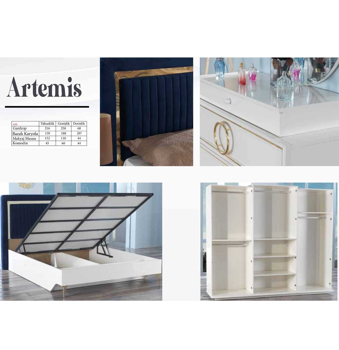 Bedroom Set Bed Base Functional Bed With Storage Luxury