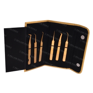 Funda dorada de cuero PU para 6 pinzas, protección de las pinzas con herramientas de PH - Product Image 1