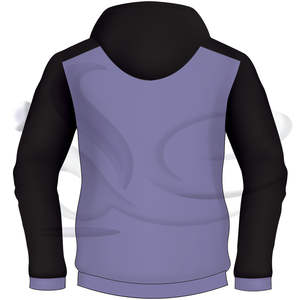 Sanzaf Enterprises Veste polaire pour hommes de haute qualité Tissu tissé à col à capuche rouge et noir avec motif de broderie Unisexe - Product Image 5