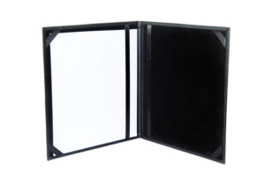 Porte-certificat en cuir noir, porte-certificat de remise de diplôme - Product Image 2