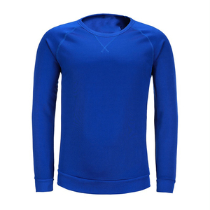 Camiseta de Hombre de Felpa Sólida con Logotipo Personalizado, Nueva, Transpirable, 100% Algodón, Corte Regular, Teñido Liso, Moda de Invierno, Elegante, OEM - Product Image 2